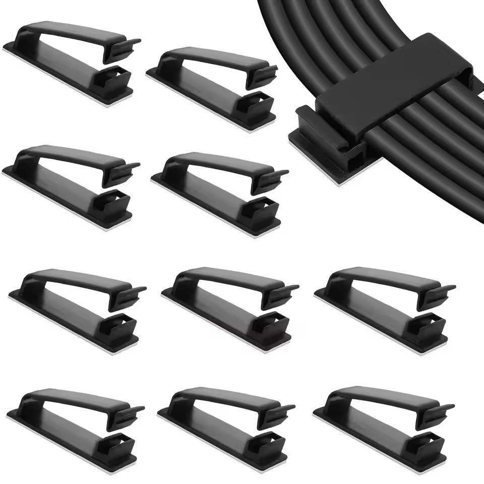 Car Cable Organizer - Self-adhesive Cable Organizer Cable Clamp Clips