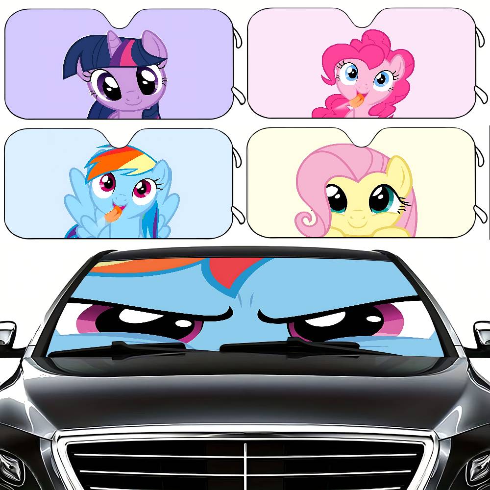 Windshield Sun Shade - Cute Anime-M-my-little-ponyS Kawaii Stylish And Trendy
