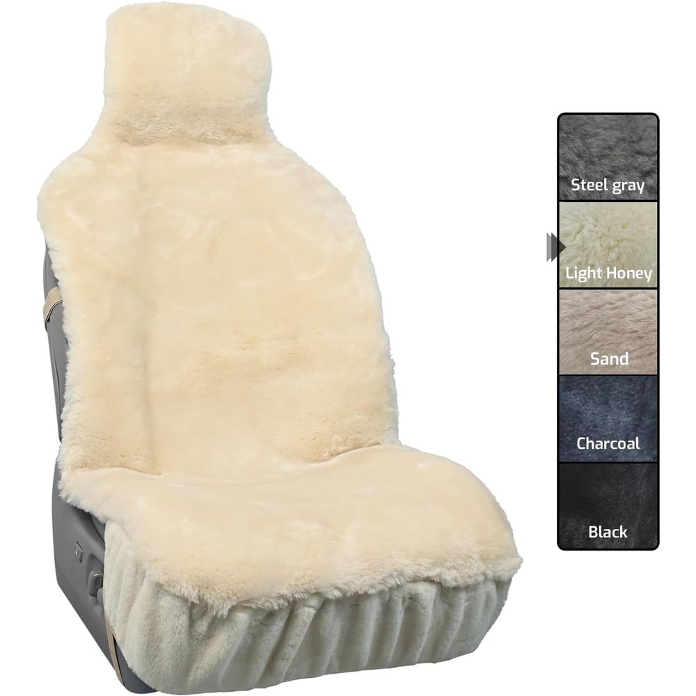 Car Seat Cover - Aegis Cover Premium Sheepskin Car Seat