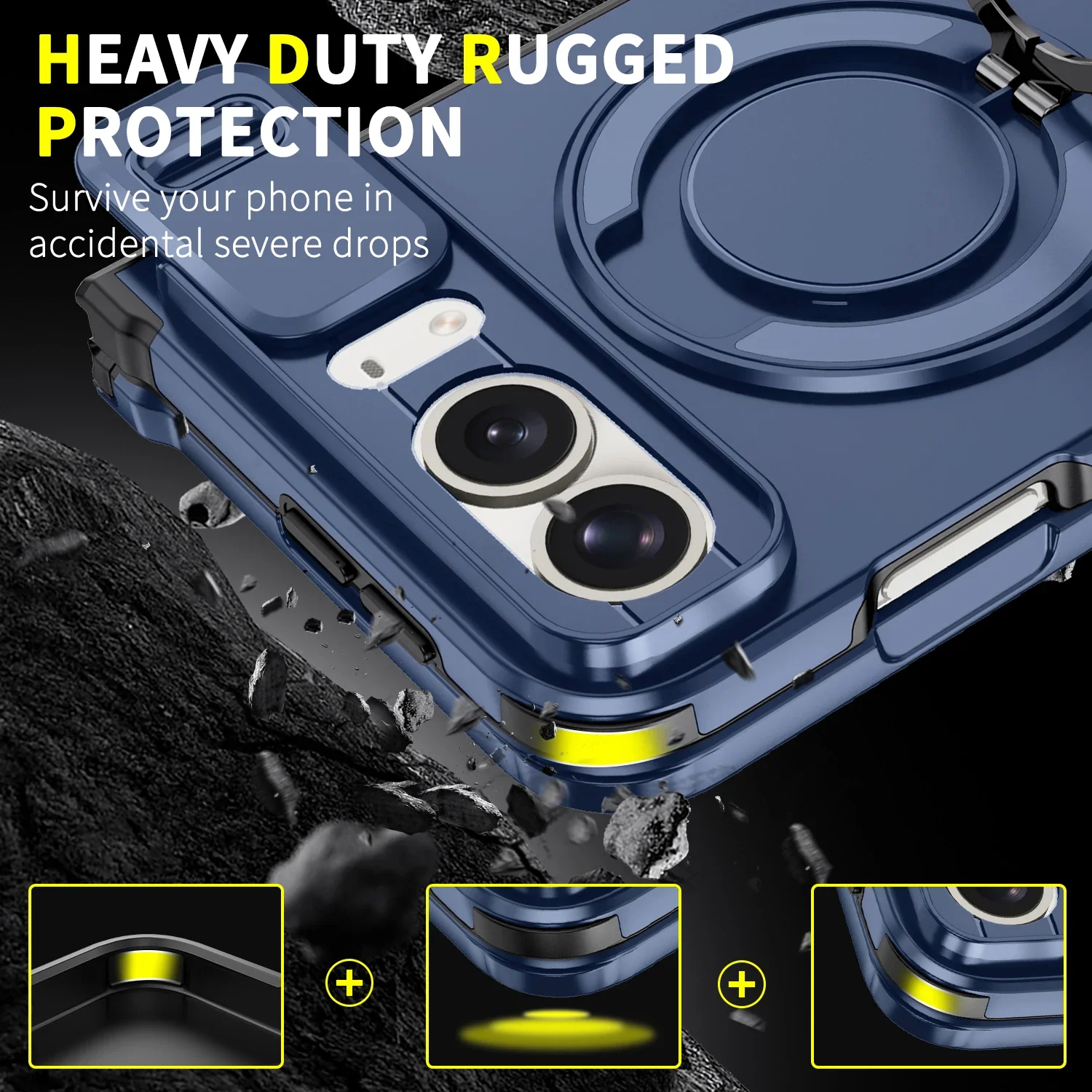 Case for IPhone Duo, Shockproo - Car Phone Holder ulasan dan harga