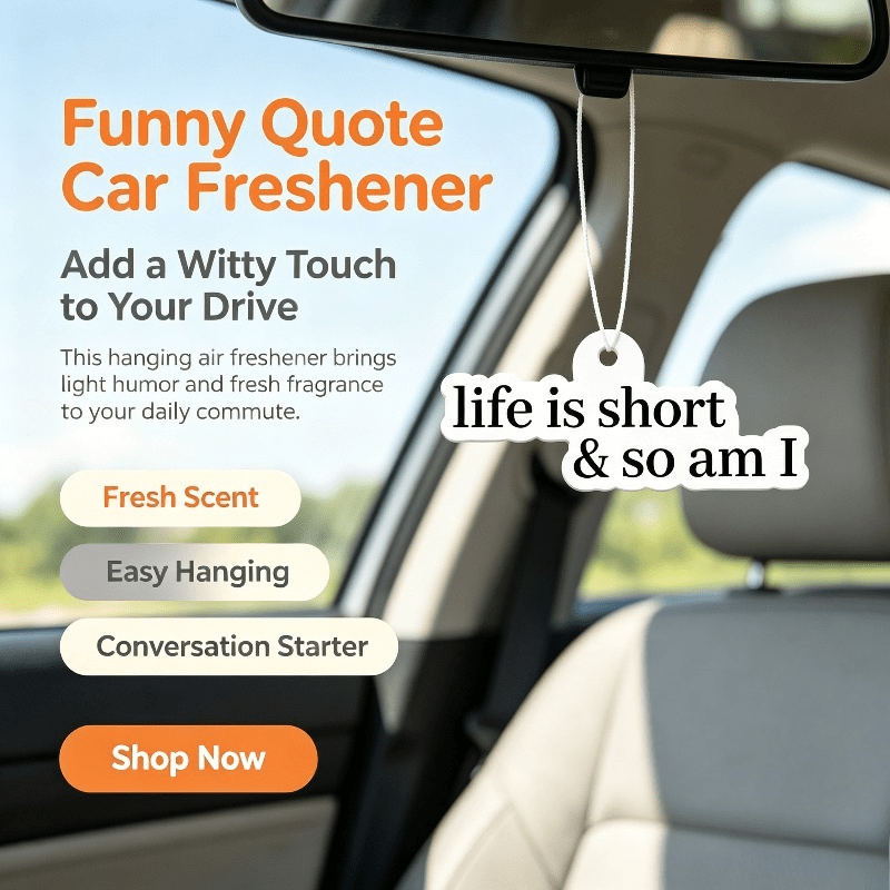 Car Air Freshener Funny Quote  - Car Air Freshener ulasan dan harga