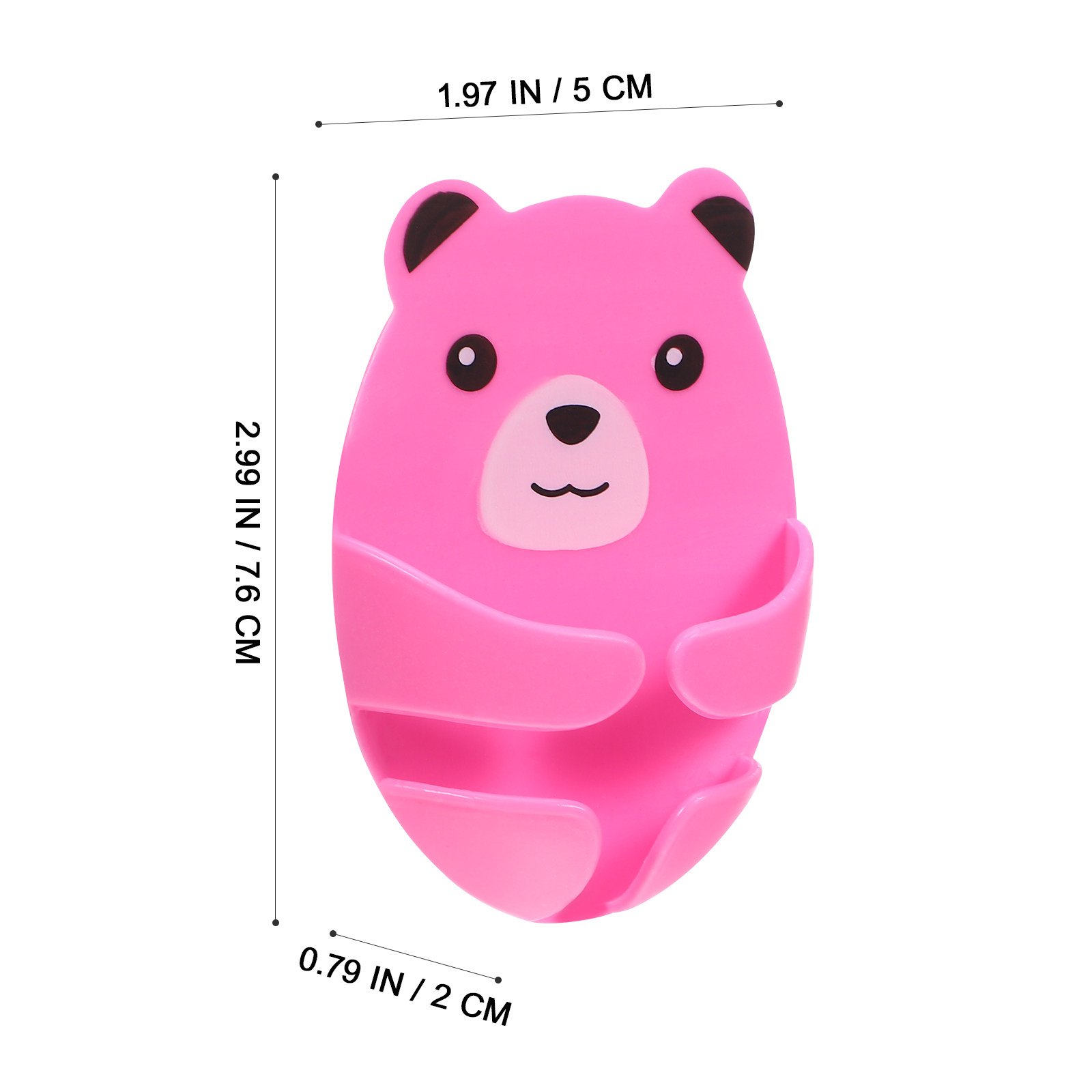 12Pcs Plug Hooks Cute Bear Adh - Car Cable Organizer ulasan dan harga