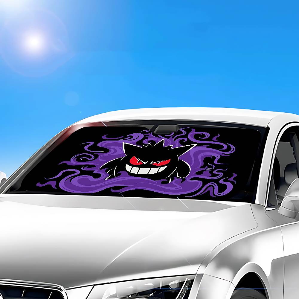 Anime Cute G-Gengar Stylish An - Windshield Sun Shade ulasan dan harga