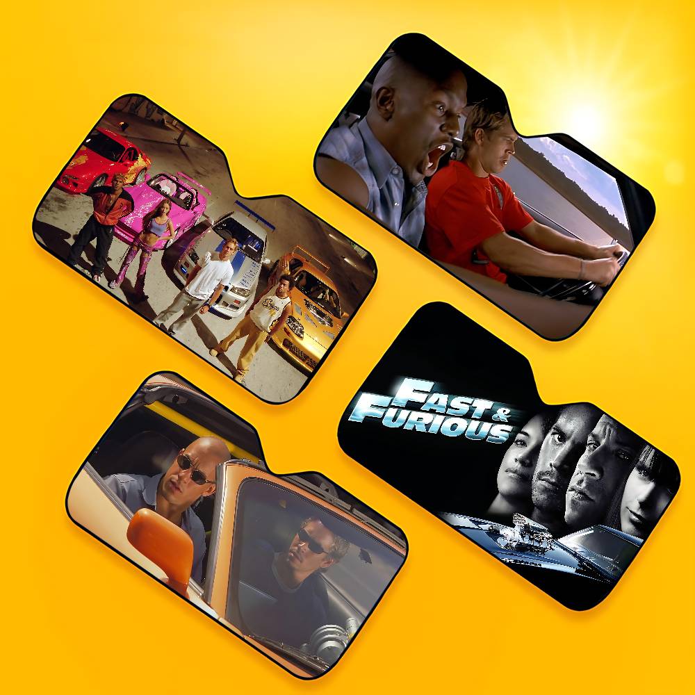 Movie F-Fast And F-Furious Car - Windshield Sun Shade ulasan dan harga
