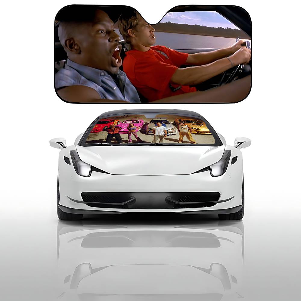 Movie F-Fast And F-Furious Car - Windshield Sun Shade ulasan dan harga