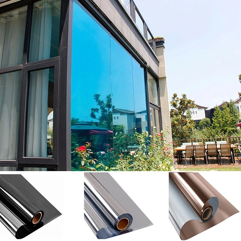House Window Privacy Film Adhe - Car Mirror ulasan dan harga