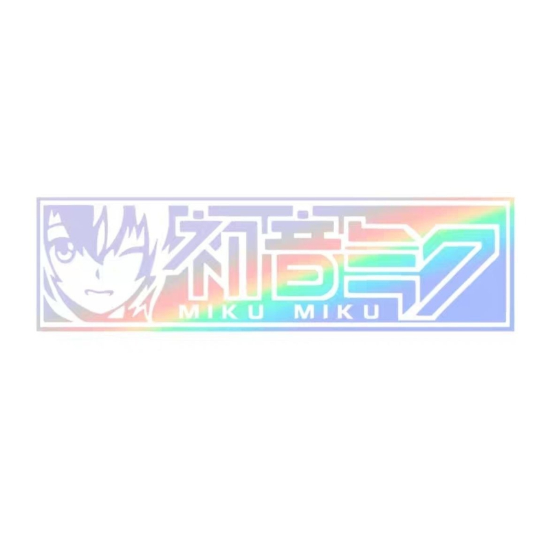 Anime Hatsune Miku Color Refle - Car Accessories Japanese ulasan dan harga