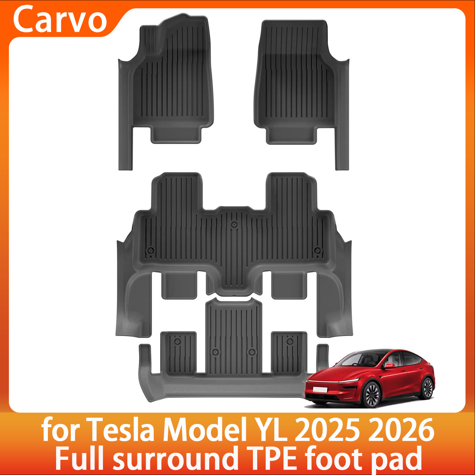 for Tesla Model Y L 6 Seats 20 - Car Floor Mat ulasan dan harga